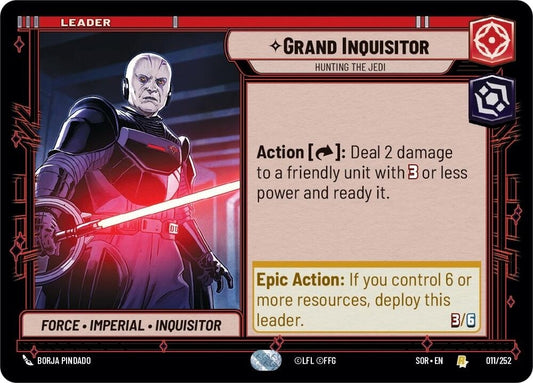 Image for Grand Inquisitor - Hunting the Jedi - Star Wars: Unlimited
