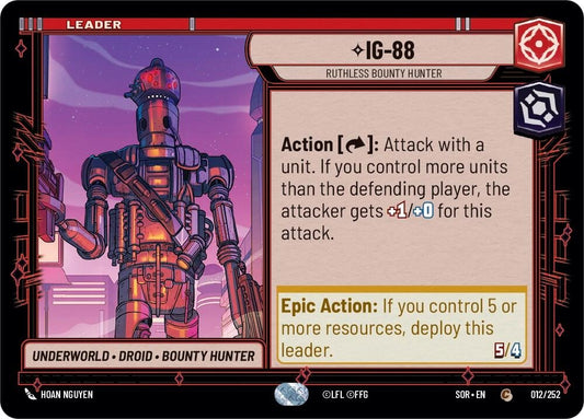 Image for IG-88 - Ruthless Bounty Hunter - Star Wars: Unlimited