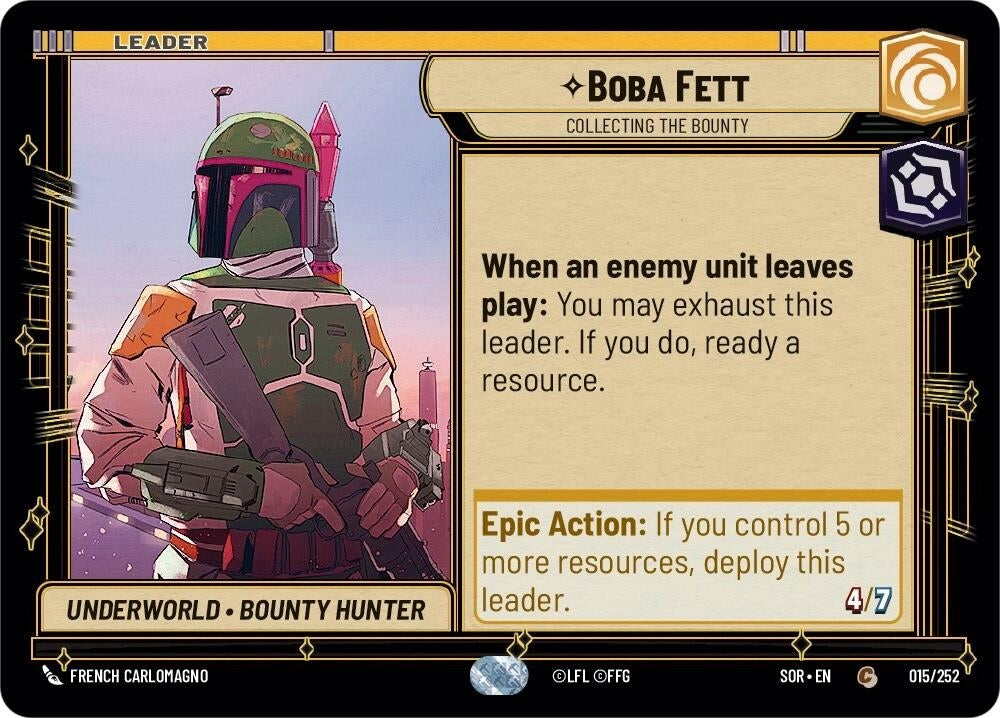 Image for Boba Fett - Collecting the Bounty - Star Wars: Unlimited