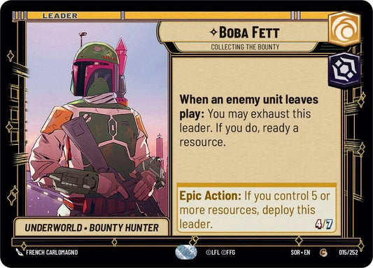 Image for Boba Fett - Collecting the Bounty - Star Wars: Unlimited