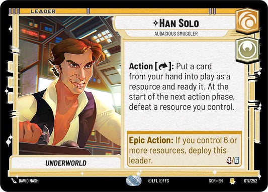 Image for Han Solo - Audacious Smuggler - Star Wars: Unlimited