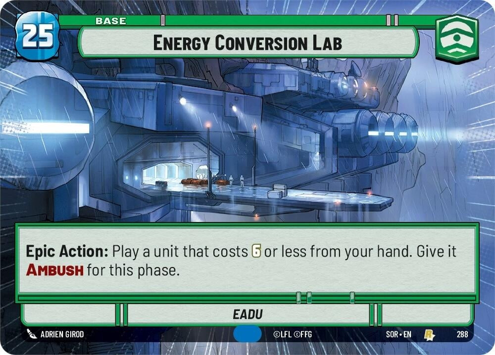 Image for Energy Conversion Lab (Hyperspace) - Star Wars: Unlimited
