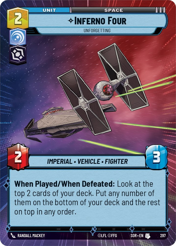 Image for Inferno Four - Unforgetting (Hyperspace) - Star Wars: Unlimited