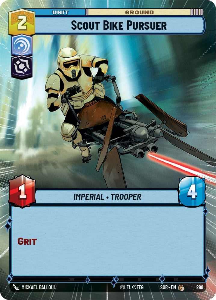 Image for Scout Bike Pursuer (Hyperspace) - Star Wars: Unlimited