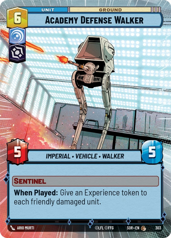 Image for Academy Defense Walker (Hyperspace) - Star Wars: Unlimited