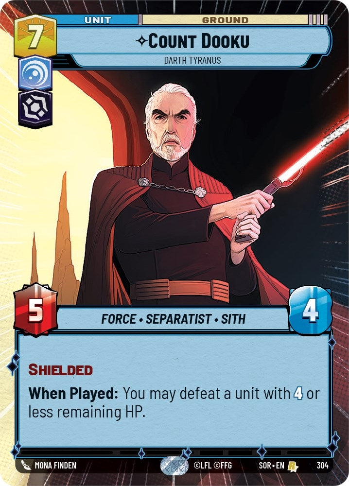 Image for Count Dooku - Darth Tyranus (Hyperspace) - Star Wars: Unlimited