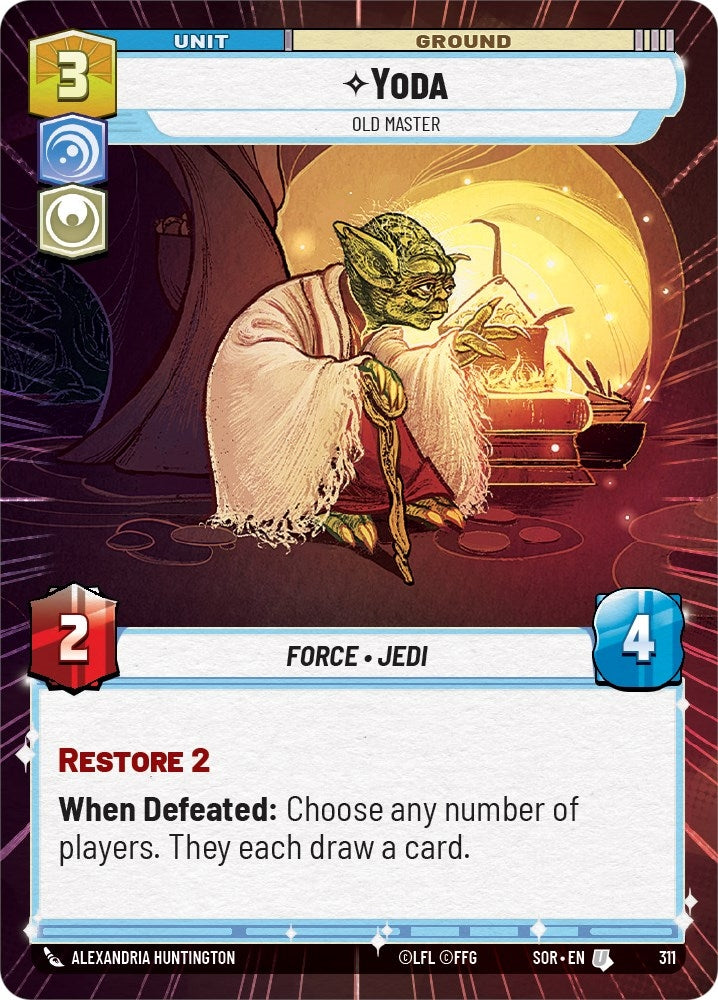 Image for Yoda - Old Master (Hyperspace) - Star Wars: Unlimited