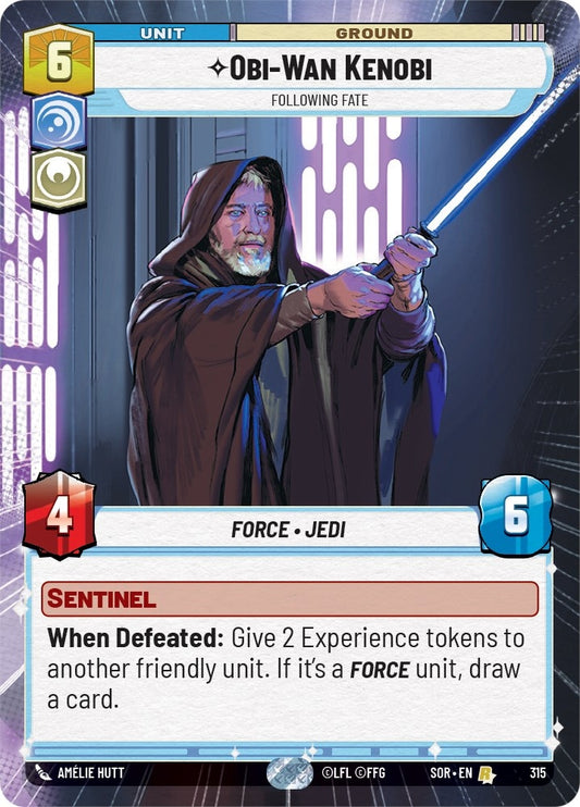 Image for Obi-Wan Kenobi - Following Fate (Hyperspace) - Star Wars: Unlimited