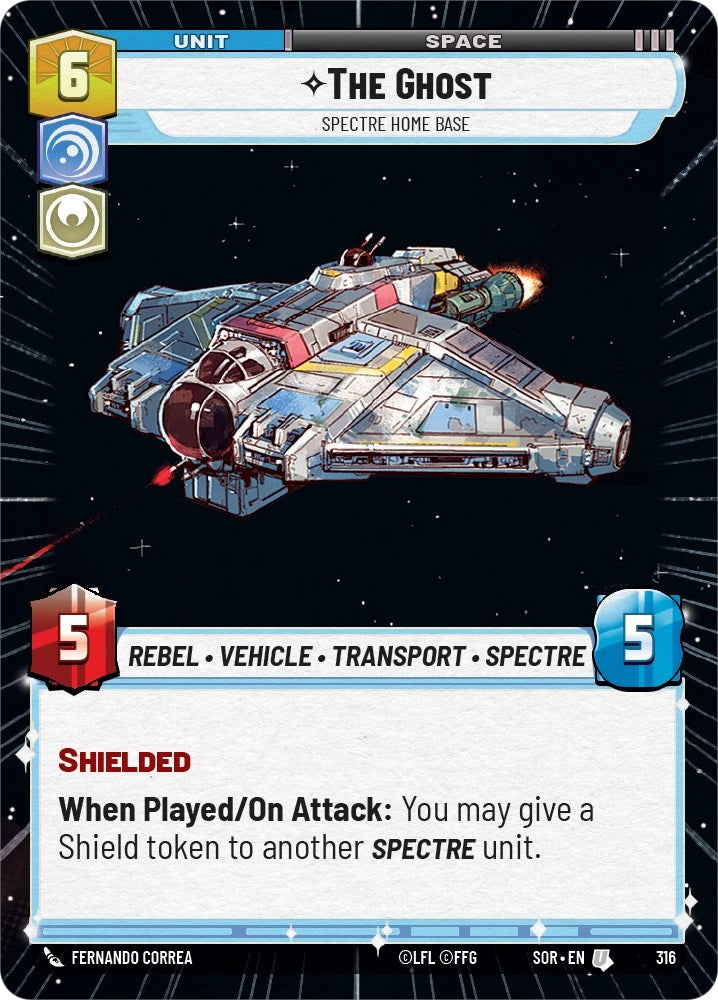 Image for The Ghost - Spectre Home Base (Hyperspace) - Star Wars: Unlimited