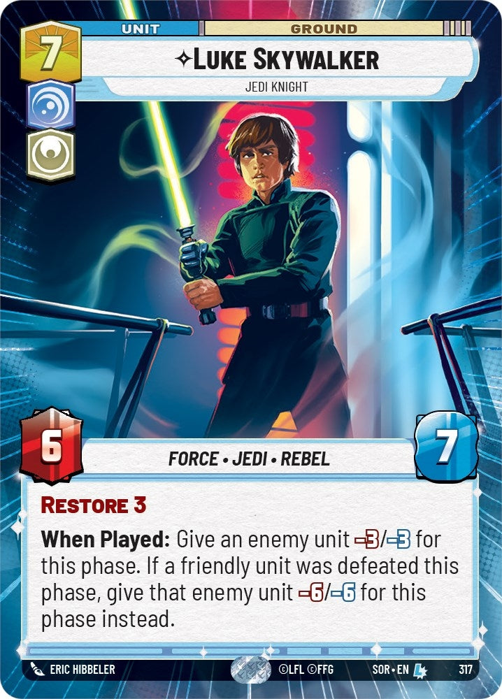 Image for Luke Skywalker - Jedi Knight (Hyperspace) - Star Wars: Unlimited