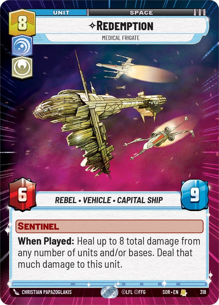 Image for Redemption - Medical Frigate (Hyperspace) - Star Wars: Unlimited