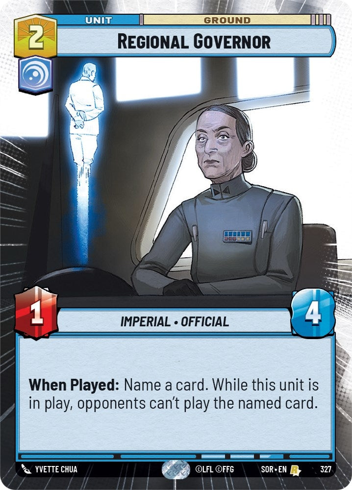 Image for Regional Governor (Hyperspace) - Star Wars: Unlimited
