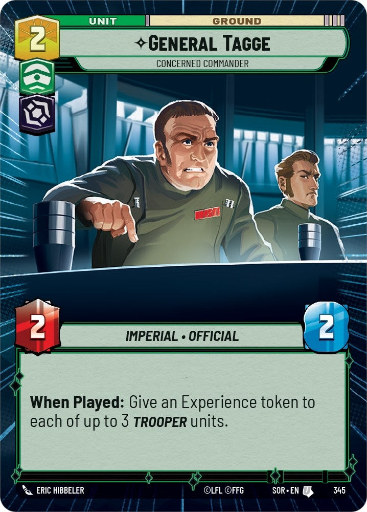 Image for General Tagge - Concerned Commander (Hyperspace) - Star Wars: Unlimited