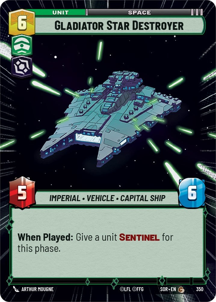 Image for Gladiator Star Destroyer (Hyperspace) - Star Wars: Unlimited