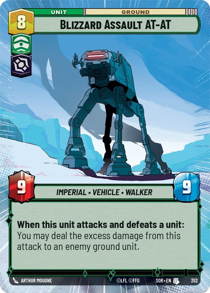 Image for Blizzard Assault AT-AT (Hyperspace) - Star Wars: Unlimited