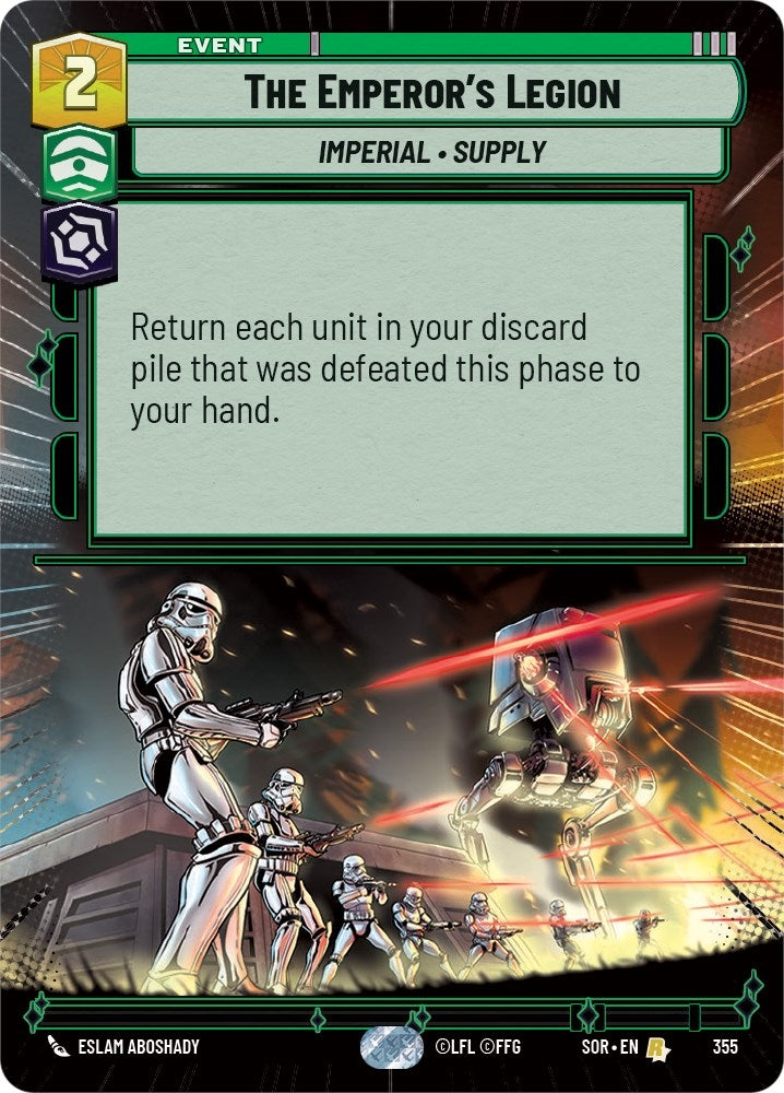 Image for The Emperor's Legion (Hyperspace) - Star Wars: Unlimited