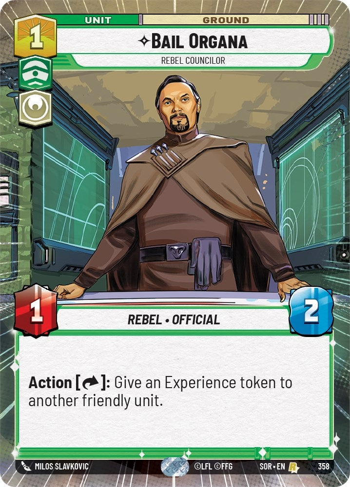 Image for Bail Organa - Rebel Councilor (Hyperspace) - Star Wars: Unlimited