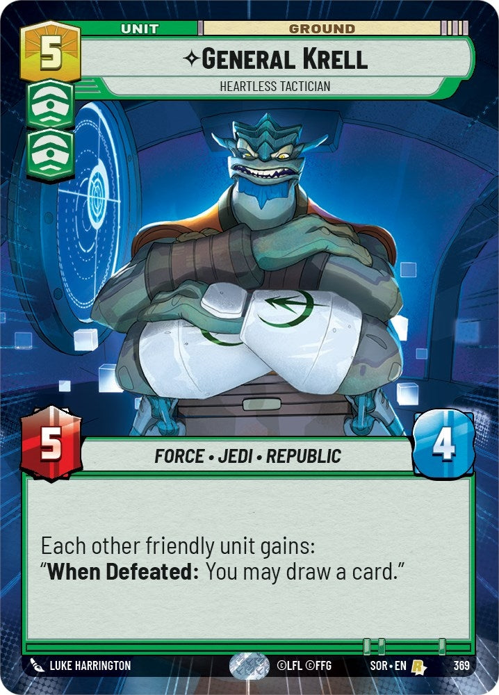 Image for General Krell - Heartless Tactician (Hyperspace) - Star Wars: Unlimited