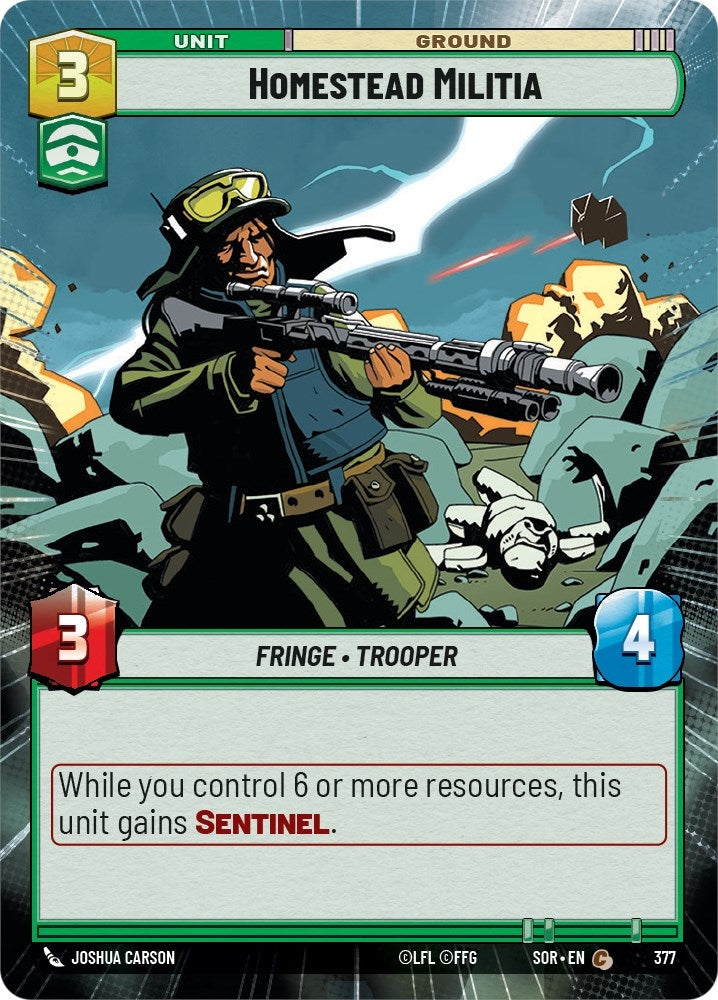 Image for Homestead Militia (Hyperspace) - Star Wars: Unlimited
