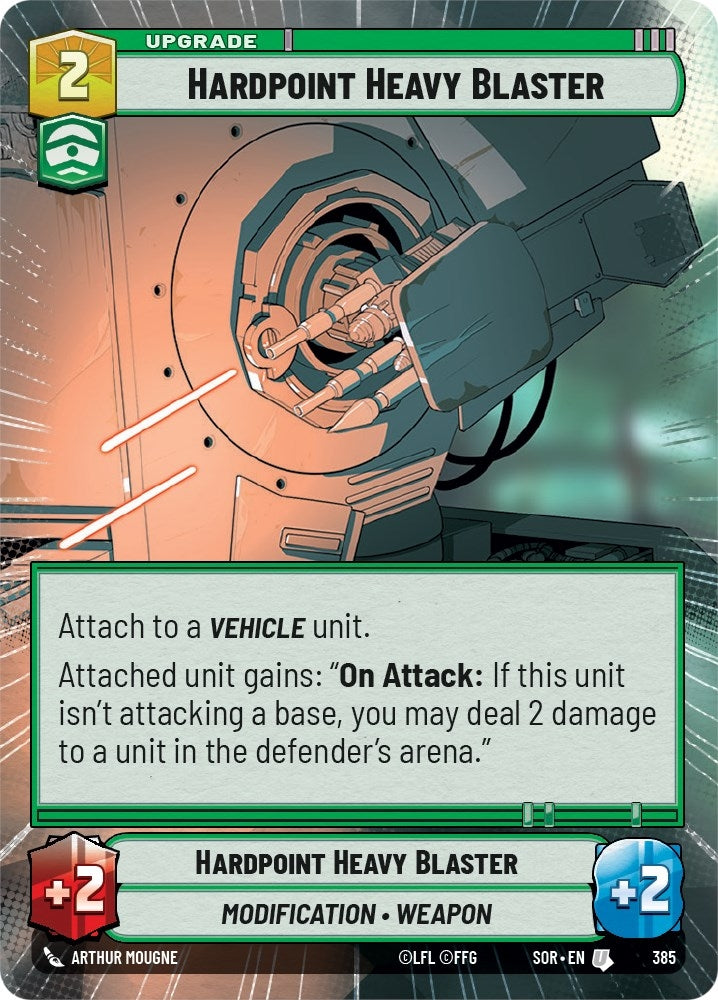 Image for Hardpoint Heavy Blaster (Hyperspace) - Star Wars: Unlimited
