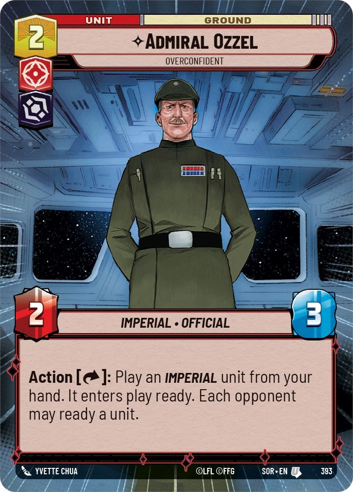 Image for Admiral Ozzel - Overconfident (Hyperspace) - Star Wars: Unlimited