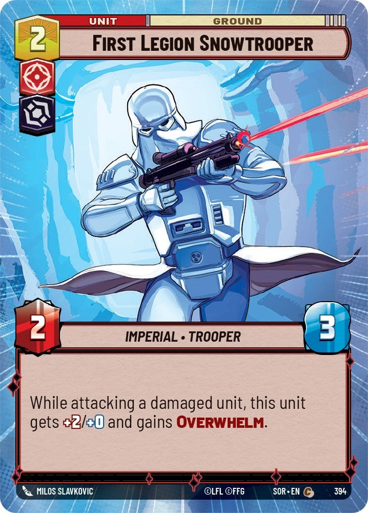 Image for First Legion Snowtrooper (Hyperspace) - Star Wars: Unlimited