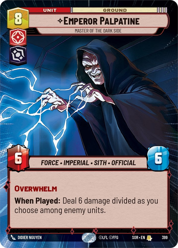 Image for Emperor Palpatine - Master of the Dark Side (Hyperspace) - Star Wars: Unlimited