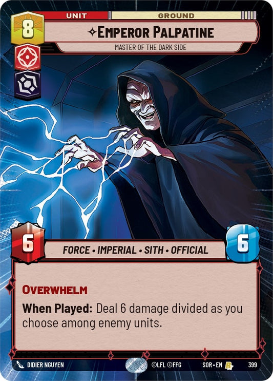 Image for Emperor Palpatine - Master of the Dark Side (Hyperspace) - Star Wars: Unlimited