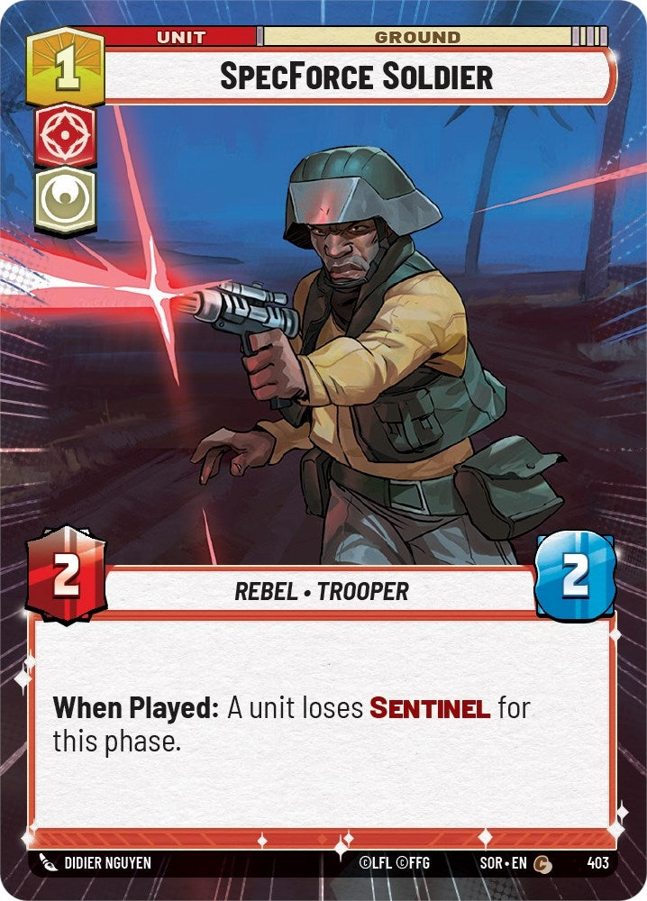 Image for SpecForce Soldier (Hyperspace) - Star Wars: Unlimited