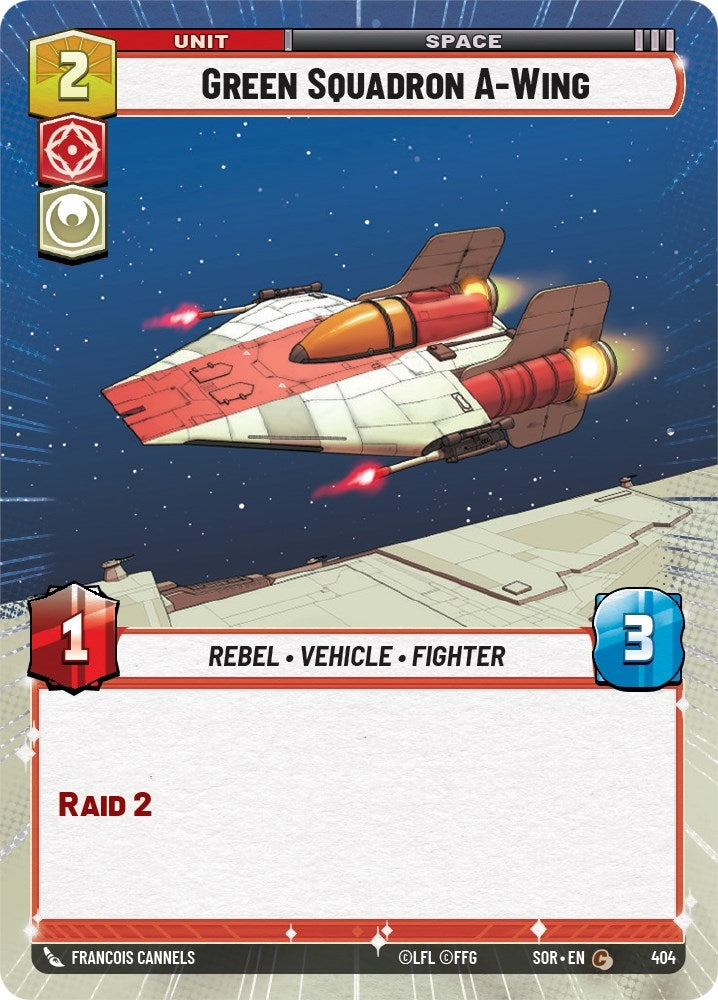 Image for Green Squadron A-Wing (Hyperspace) - Star Wars: Unlimited