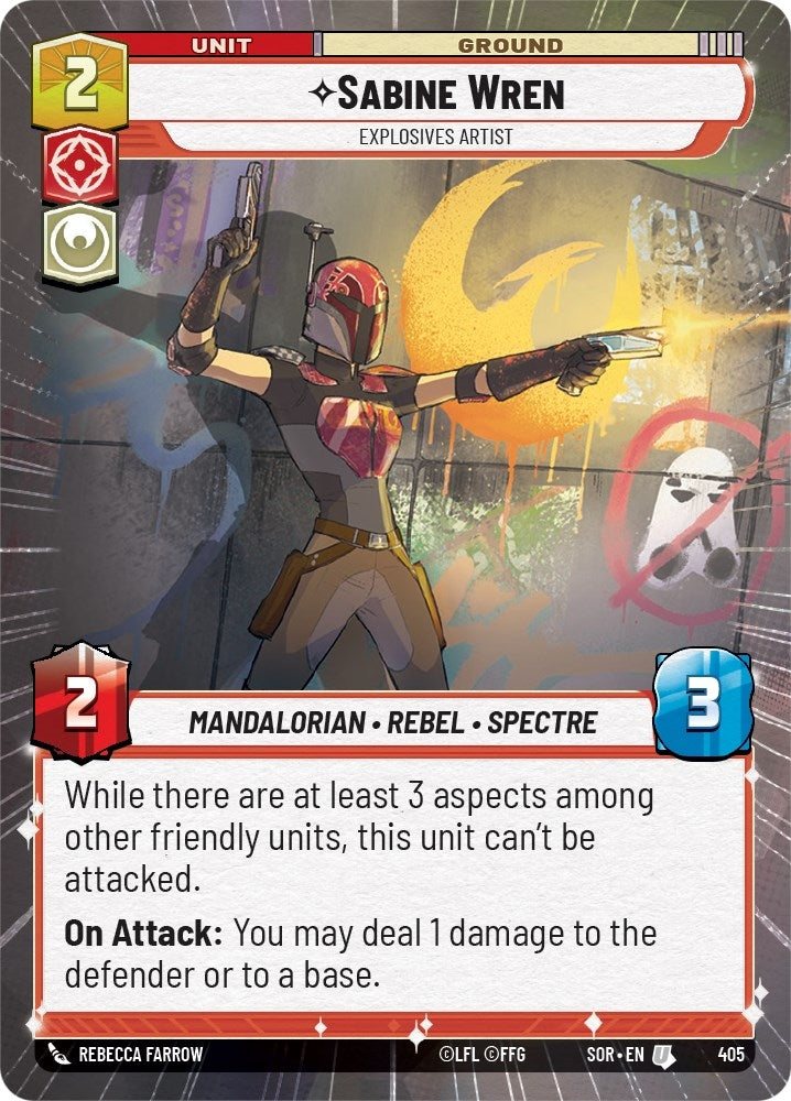 Image for Sabine Wren - Explosives Artist (Hyperspace) - Star Wars: Unlimited