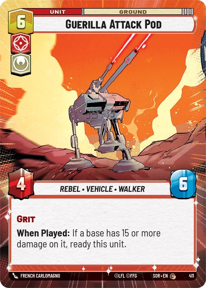 Image for Guerilla Attack Pod (Hyperspace) - Star Wars: Unlimited