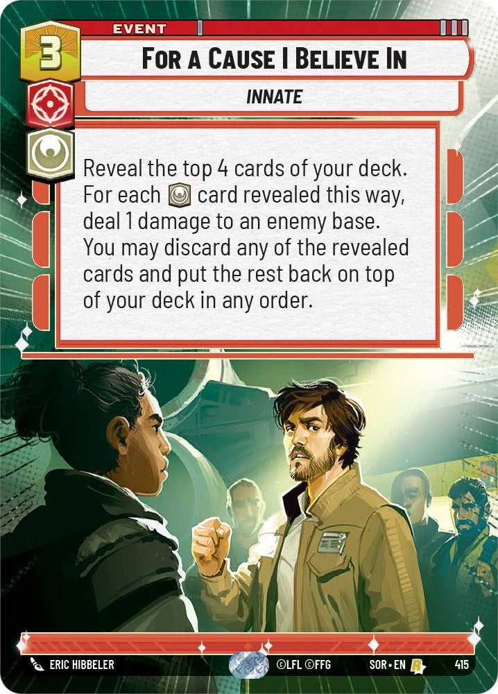 Image for For A Cause I Believe In (Hyperspace) - Star Wars: Unlimited