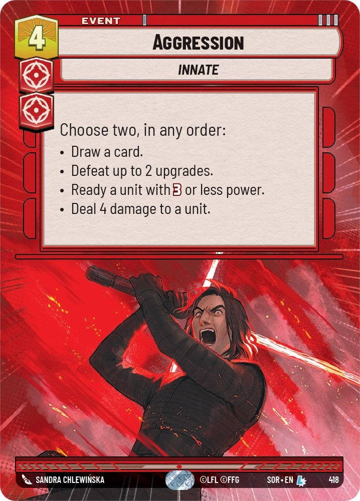 Image for Aggression (Hyperspace) - Star Wars: Unlimited