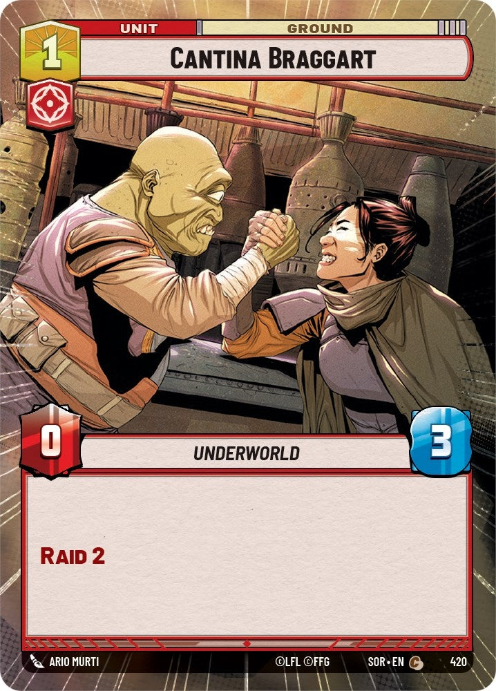Image for Cantina Braggart (Hyperspace) - Star Wars: Unlimited