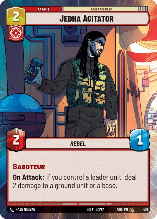 Image for Jedha Agitator (Hyperspace) - Star Wars: Unlimited