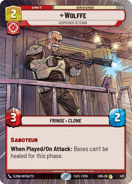 Image for Wolffe - Suspicious Veteran (Hyperspace) - Star Wars: Unlimited