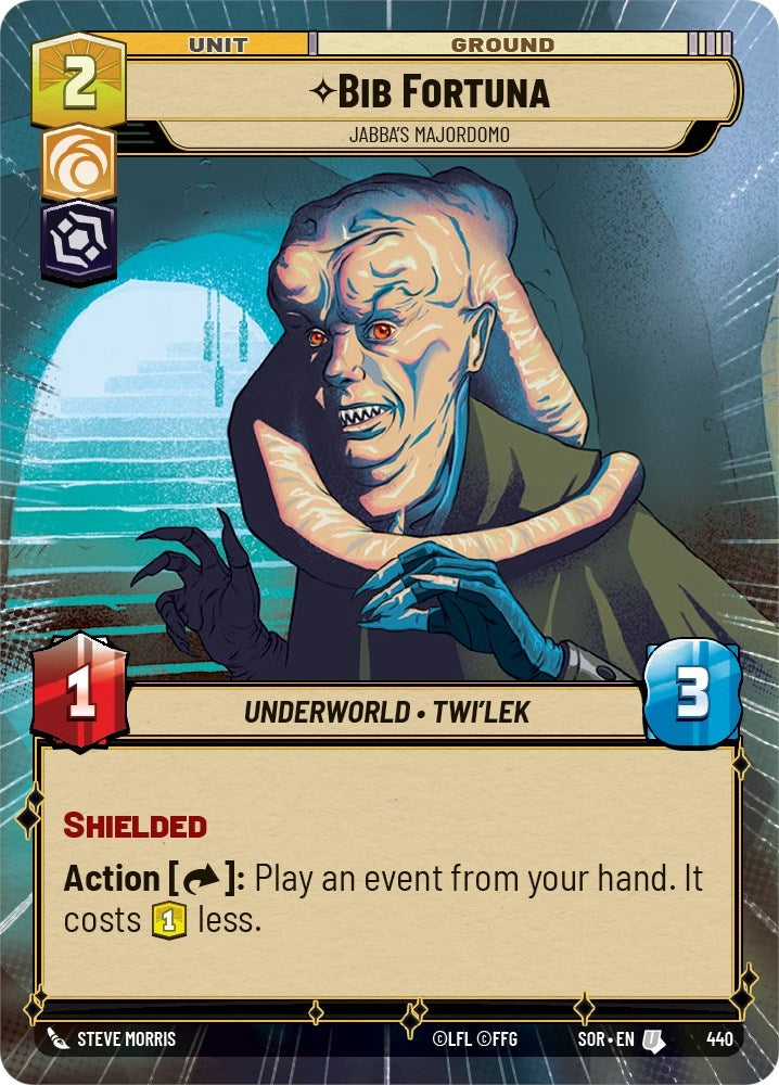 Image for Bib Fortuna - Jabba's Majordomo (Hyperspace) - Star Wars: Unlimited