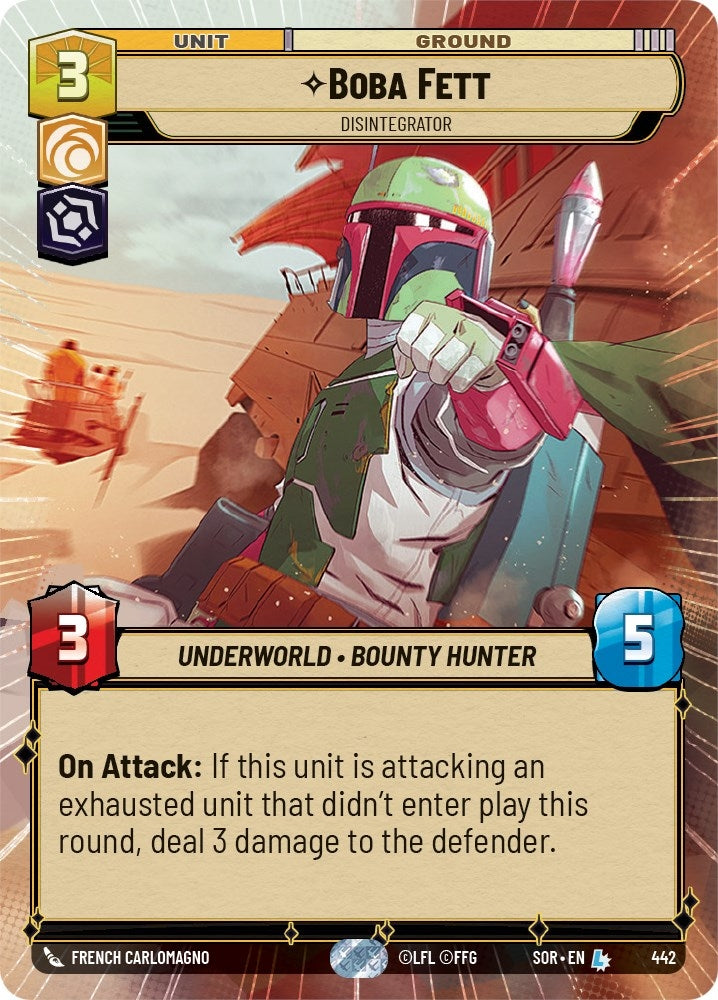 Image for Boba Fett - Disintegrator (Hyperspace) - Star Wars: Unlimited