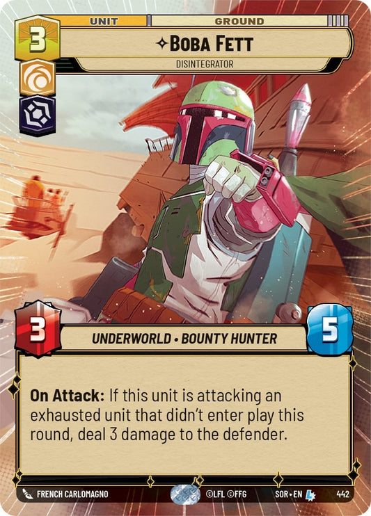 Image for Boba Fett - Disintegrator (Hyperspace) - Star Wars: Unlimited