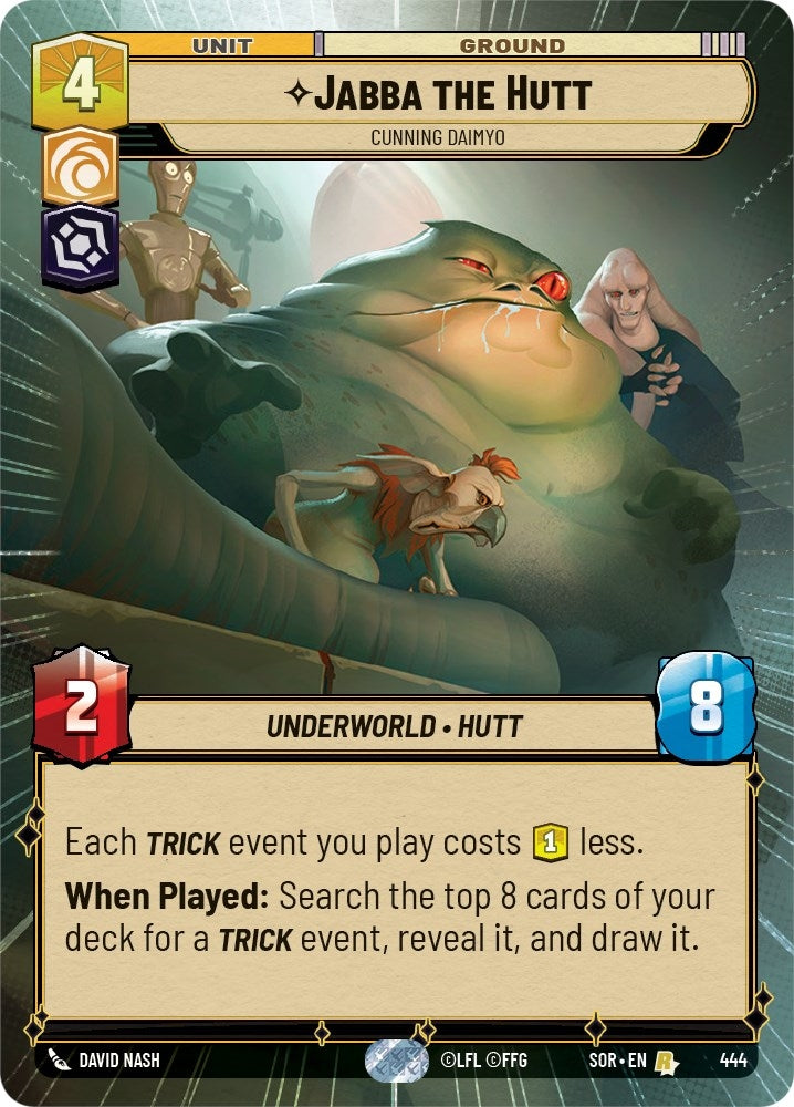 Image for Jabba the Hutt - Cunning Daimyo (Hyperspace) - Star Wars: Unlimited
