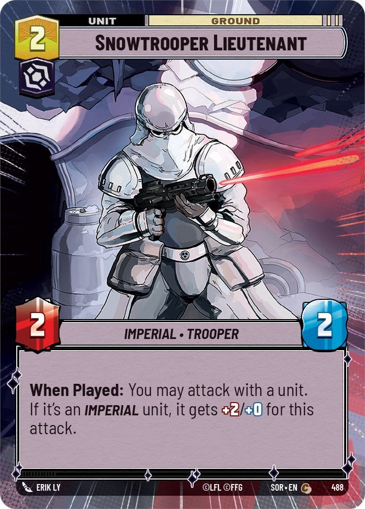 Image for Snowtrooper Lieutenant (Hyperspace) - Star Wars: Unlimited