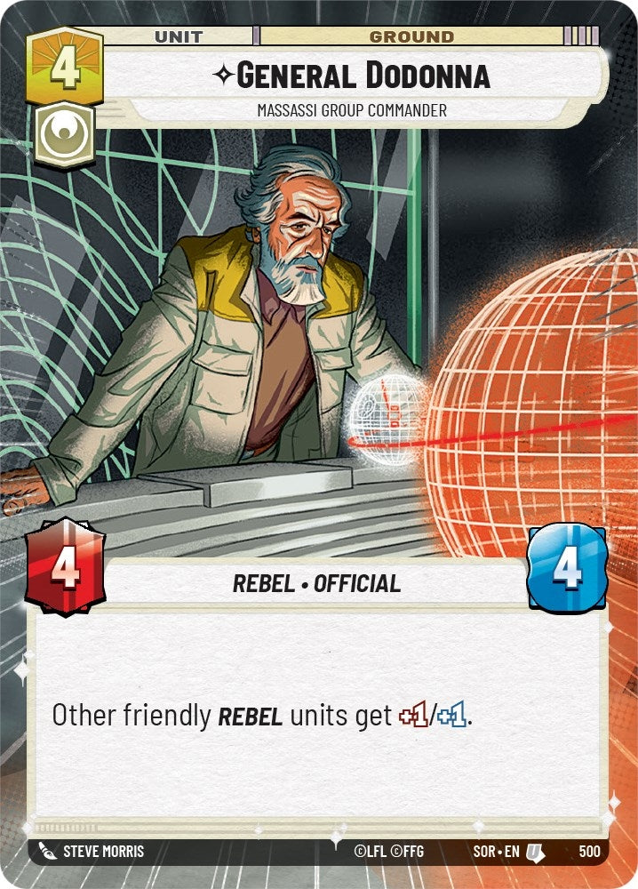 Image for General Dodonna - Massassi Group Commander (Hyperspace) - Star Wars: Unlimited