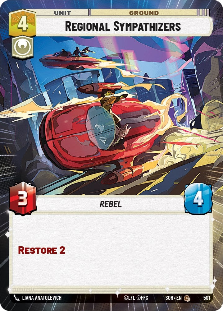 Image for Regional Sympathizers (Hyperspace) - Star Wars: Unlimited