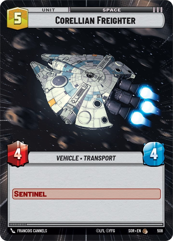 Image for Corellian Freighter (Hyperspace) - Star Wars: Unlimited