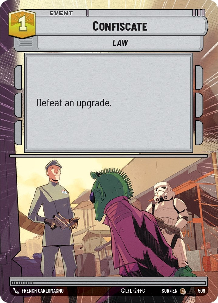Image for Confiscate (Hyperspace) - Star Wars: Unlimited