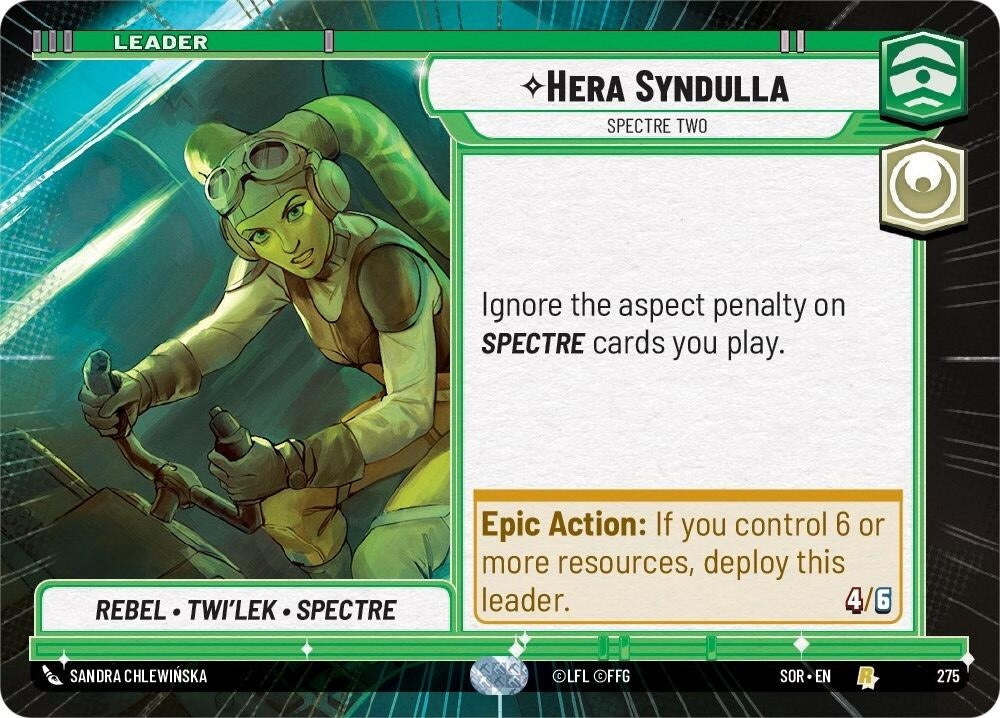 Image for Hera Syndulla - Spectre Two (Hyperspace) - Star Wars: Unlimited