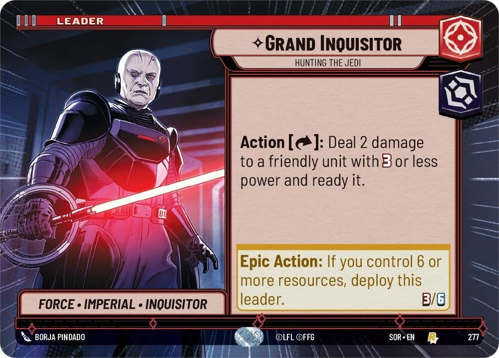 Image for Grand Inquisitor - Hunting the Jedi (Hyperspace) - Star Wars: Unlimited