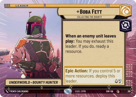 Image for Boba Fett - Collecting the Bounty (Hyperspace) - Star Wars: Unlimited