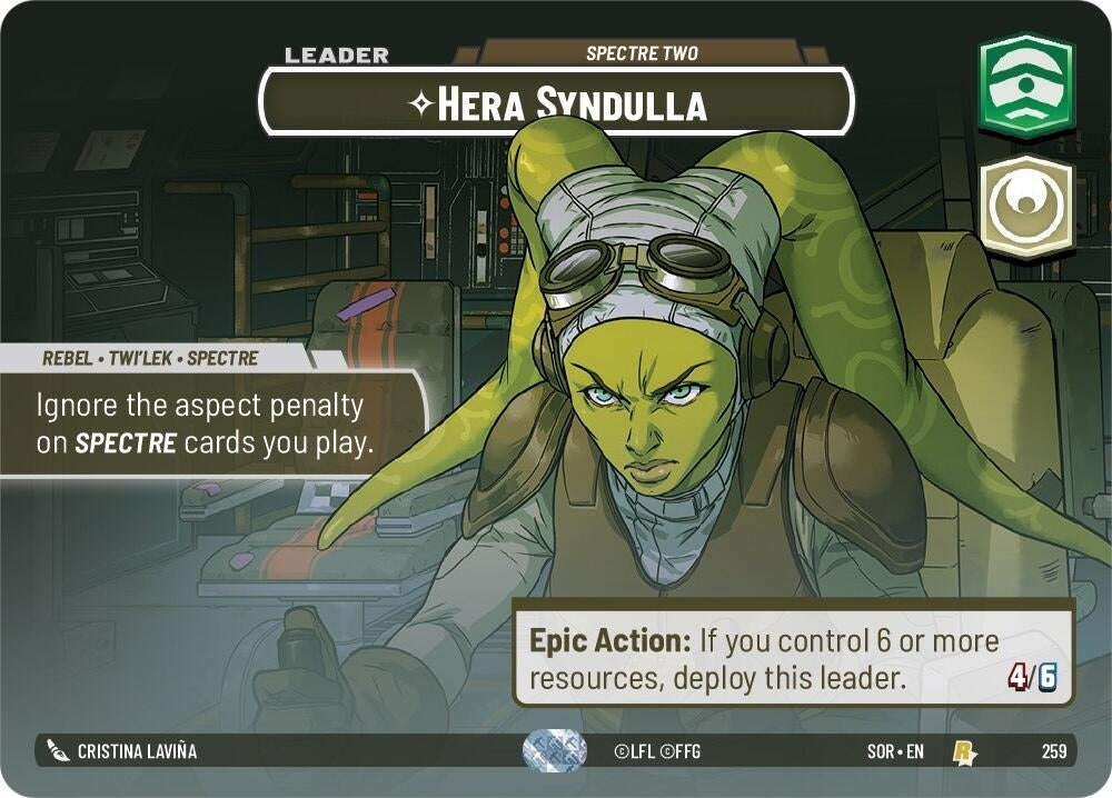 Image for Hera Syndulla - Spectre Two (Showcase) - Star Wars: Unlimited